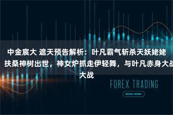 中金宸大 遮天预告解析：叶凡霸气斩杀天妖姥姥，扶桑神树出世，神女炉抓走伊轻舞，与叶凡赤身大战