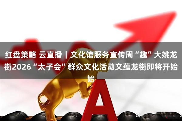 红盘策略 云直播｜文化馆服务宣传周“趣”大姚龙街2026“太子会”群众文化活动文蕴龙街即将开始
